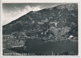 Aussicht Vom Café Kerenzer-Berghaus - Stempel Filzbach - Filzbach