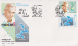 Enveloppe  FDC  1er  Jour   ANDORRE    ANDORRA   L'  Europe  Et   Les   Découvertes   Médicales  EUROPA   1994 - Medicina