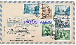 142416 ARGENTINA BUENOS AIRES COVER CANCEL BASE AEREA VICECOMODORO MARAMBIO ANTARTIDA ANTARCTICA YEAR 1971 NO POSTCARD - Otros & Sin Clasificación