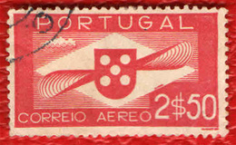 PORTOGALLO - 1936 - ELICA D'AEREO - POSTA AEREA - USATO - Used Stamps