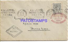 142418 ARGENTINA BUENOS AIRES COVER CANCEL 1º DIA DE EMISION CAJA NACIONAL DE AHORRO YEAR 1944 NO POSTCARD - Autres & Non Classés