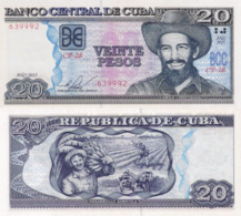 CUBA 20 Pesos, 2015, P122j, UNC - Kuba