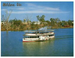 (N 28) Australia - VIC - Mildura With Paddle Steamer Melbourne (Nº868) - Mildura