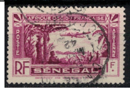 SENEGAL          N°  YVERT :   PA 3 ( 3 )           OBLITERE       ( OB   9 / 01 ) - Airmail