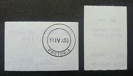 South Africa PRETORIA 1983 ATM (frama Label Stamp) CTO - Vignettes D'affranchissement (Frama)