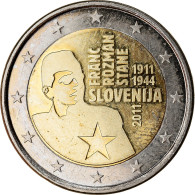 Slovénie, 2 Euro, Franc Rozman-Stane, 2011, SUP, Bi-Metallic, KM:100 - Slovenia