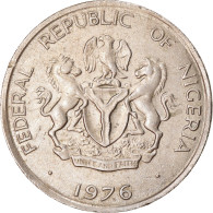 Monnaie, Nigéria, Elizabeth II, 10 Kobo, 1976, TTB+, Copper-nickel, KM:10.1 - Nigeria