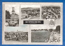 Deutschland; Schneeberg Erzgebirge; Multibildkarte - Schneeberg