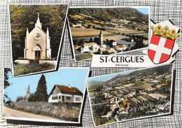 SAINT-CERGUES - Vues Multiples - Eglise - Blason Robert Louis - Saint-Cergues