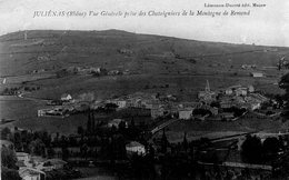 CPA    69   JULIENAS---VUE GENERALE PRISE DES CHATAIGNIERS DE LA MONTAGNE DE REMOND.---1913 - Julienas