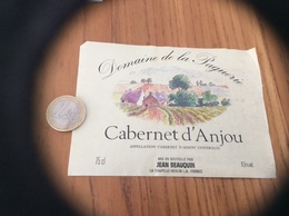 Etiquette Vin « CABERNET D’ANJOU - Domaine De La Paguerie - JEAN BEAUQUIN - LA CHAPELLE-HEULIN (44) » - Rosés