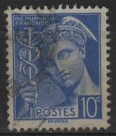 FR 1774 - FRANCE N° 407 Obl. Mercure - 1938-42 Mercurio