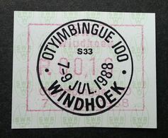 South Africa SWA Windhoek 1988 ATM (frama Label Stamp) CTO - Automatenmarken (Frama)