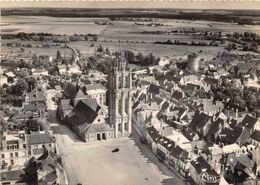 27-VERNEUIL-SUR-AVRE- PLACE DE LA MADELEINE ET L'EGLISE VUE AERIENNE - Verneuil-sur-Avre