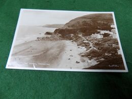 VINTAGE UK WALES: CARDIGANSHIRE Tresaith Beach Sepia Valentine - Cardiganshire
