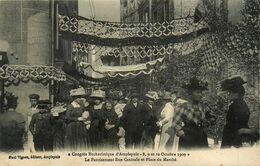 Amplepuis * Congrès Eucharistique 8 9 10 Octobre 1909 * Pavoisement Rue Centrale Et Place Du Marché - Amplepuis
