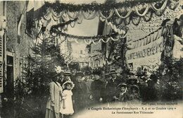 Amplepuis * Congrès Eucharistique 8 9 10 Octobre 1909 * Pavoisement Rue Thimonier - Amplepuis