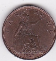 Grande-Bretagne. 1 Farthing 1927. George V - B. 1 Farthing