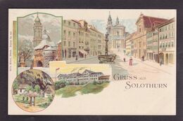 CPA Suisse Helvétia Schweiz Svizzera Non Circulé Litho Gruss Canton De Soleure Solothurn - Soleure