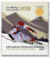 Géorgia Géorgie 5126 JO PyeongChang - Inverno 2018 : Pyeongchang