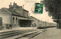 Sillé Le Guillaume * Intérieur De La Gare * Train * Ligne Chemin De Fer De La Sarthe - Sille Le Guillaume