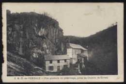 Delcampe - CPA - (46) Notre Dame De Verdale - Vue Générale Du Pélérinage, Prise Du Chemin De Gorses - Sousceyrac