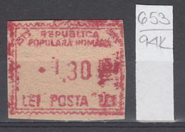 94K653 /  Machine Stamps (ATM) - 1.30 Lei - Republica Populara Romana , Romania Rumanien Roumanie Roemenie - Macchine Per Obliterare (EMA)