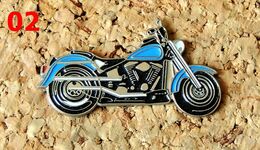 Pin's MOTO - HARLEY DAVIDSON - N° 02 - Peint Cloisonné - Fabricant ATLAS - Motorbikes