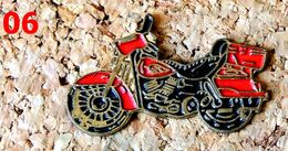 Pin's MOTO - HARLEY DAVIDSON - N° 06 - Peint Cloisonné - Fabricant Inconnu - Motorbikes