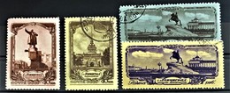 USSR 1953 - Canceled - Zag# 1651-1654 - 1651 Slightly Damaged ... - Used Stamps