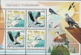HUNGRIA / HUNGARY /UNGARN  -EUROPA 2019-NATIONAL BIRDS.-"AVES-BIRDS -VÖGEL-OISEAUX"-  HOJITA BLOQUE - 2019