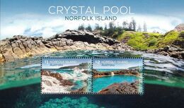Norfolk Island 2018, Crystal Pool, MNH Bloc - Norfolkinsel