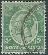 1912-21 BRITISH EAST AFRICA KENYA AND UGANDA USED SG78 - RD4-7 - Kenya & Uganda