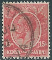 1912-21 BRITISH EAST AFRICA KENYA AND UGANDA USED SG82 - RD4-8 - Kenya & Ouganda