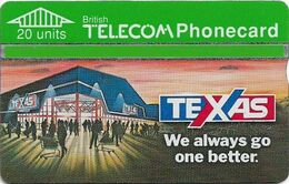 UK - BT - L&G - BTA-015 - Texas Homecare - 161A - 20Units, 50.000ex, Mint - BT Advertising Issues