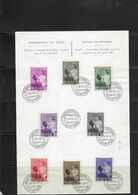 FDC  447-454   BLAD  -  FEUILLE - ....-1951