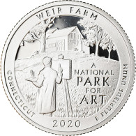 Monnaie, États-Unis, Weir Farm - Connecticut, Quarter, 2020, San Francisco - 2010-...: National Parks