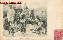 SOMALI FAMILY SOMALIE AFRIQUE ETHNOLOGIE ETHNIC SOMALIAN FAMILY INDIAN STAMP 1900 - Somalie