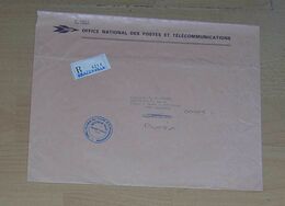 Kongo Congo Ca 1997 Registered Official Airmail Cover Big Size BRAZZAVILLE To SALZBURG Austria - Storia Postale