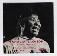 EP 45 TOURS MAHALIA JACKSON NEGRO SPIRITUALS VOGUE EPL 7108 - Jazz