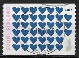 Finland 2017. Scott #1531c (U) 39 Hearts - Gebraucht