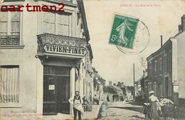 CONLIE LA RUE DE LA GARE DEVANTURE VIVIEN-FINEY 72 SARTHE - Conlie