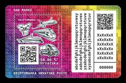 Croatia 2020 Mih. 1482 Cryptostamp. Postal Transport. Car. Ship. Train. Plane. Drone MNH ** - Croatia