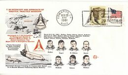 USA 1981  T-38 Intercept And Approach Of Shuttle Practice Sessions Commemorative Cover C - Noord-Amerika