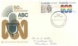 (N 32)  Australia  1982 - WCS Cover - ABC 50th Anniversary - Otros & Sin Clasificación