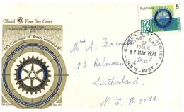 (N 32)  Australia  1971 - WCS Cover - Rotary - Otros & Sin Clasificación