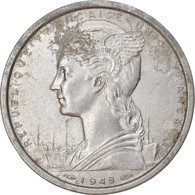 Monnaie, French West Africa, 2 Francs, 1948, TB+, Aluminium, KM:4, Lecompte:11 - Elfenbeinküste