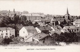 CPA   88   XERTIGNY---VUE PRINCIPALE DU CENTRE - Xertigny