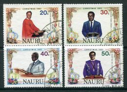 Nauru 1982 Christmas Set Used (SG 275-278) - Nauru