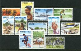 Nauru 1984 Life In Nauru Set MNH (SG 303-314) - Nauru